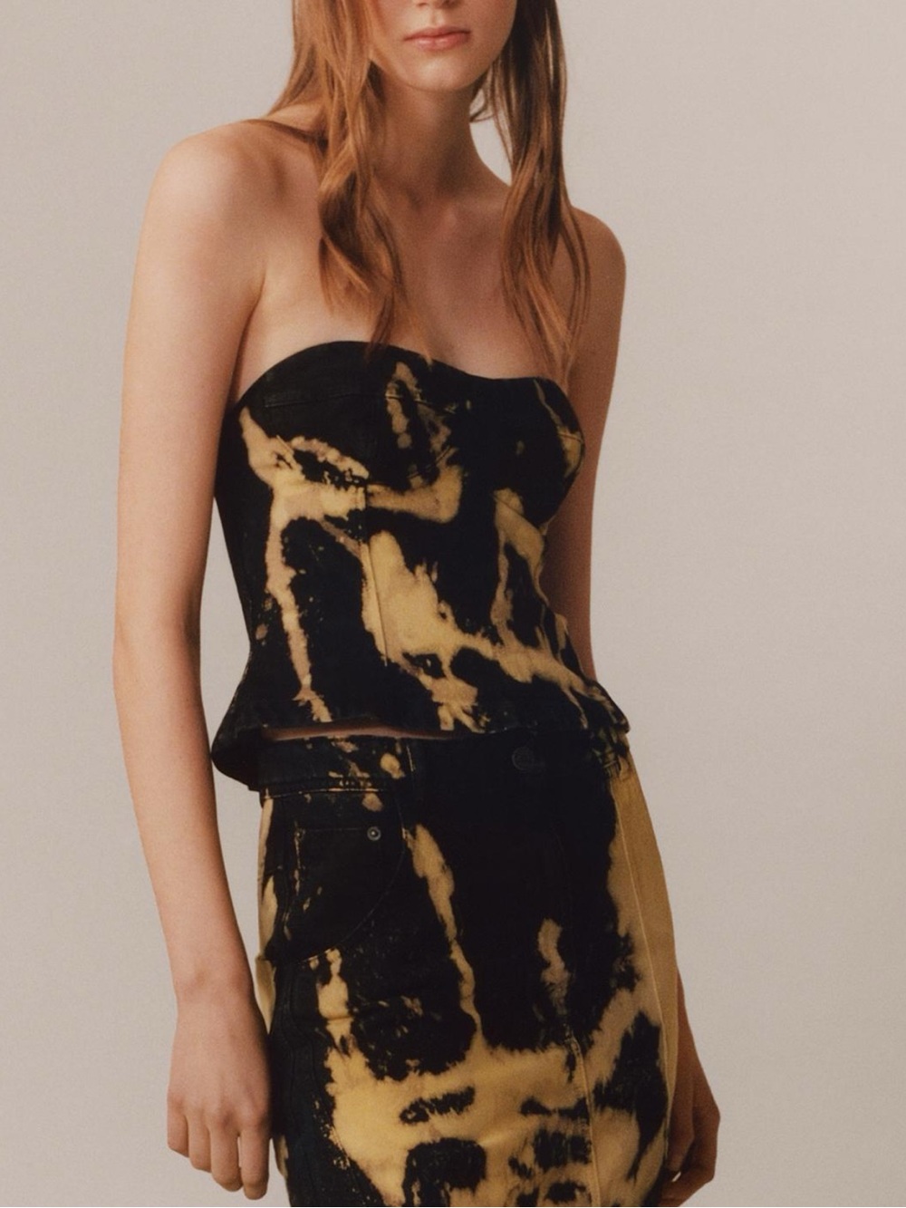 NWT limited edition zara icons strapless corset 6339/119